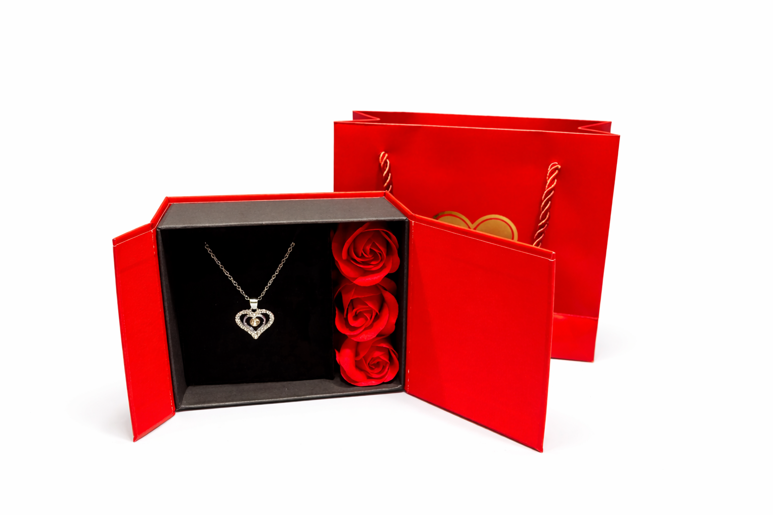 Mini Set Cadou Colier+Trandafiri