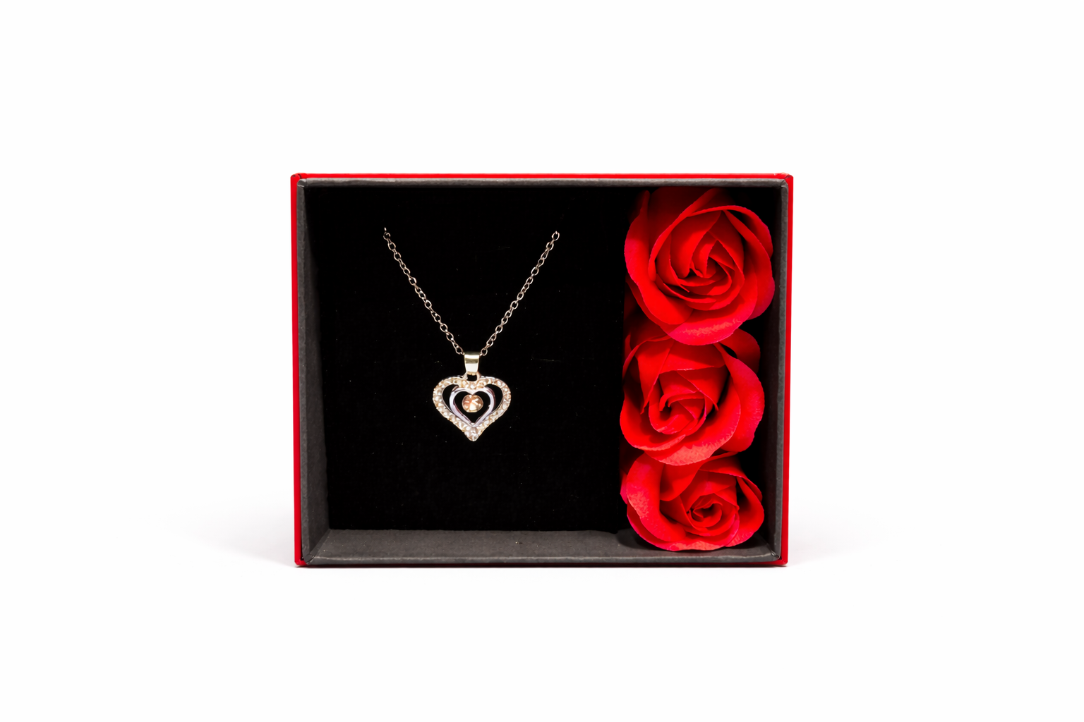 Mini Set Cadou Colier+Trandafiri